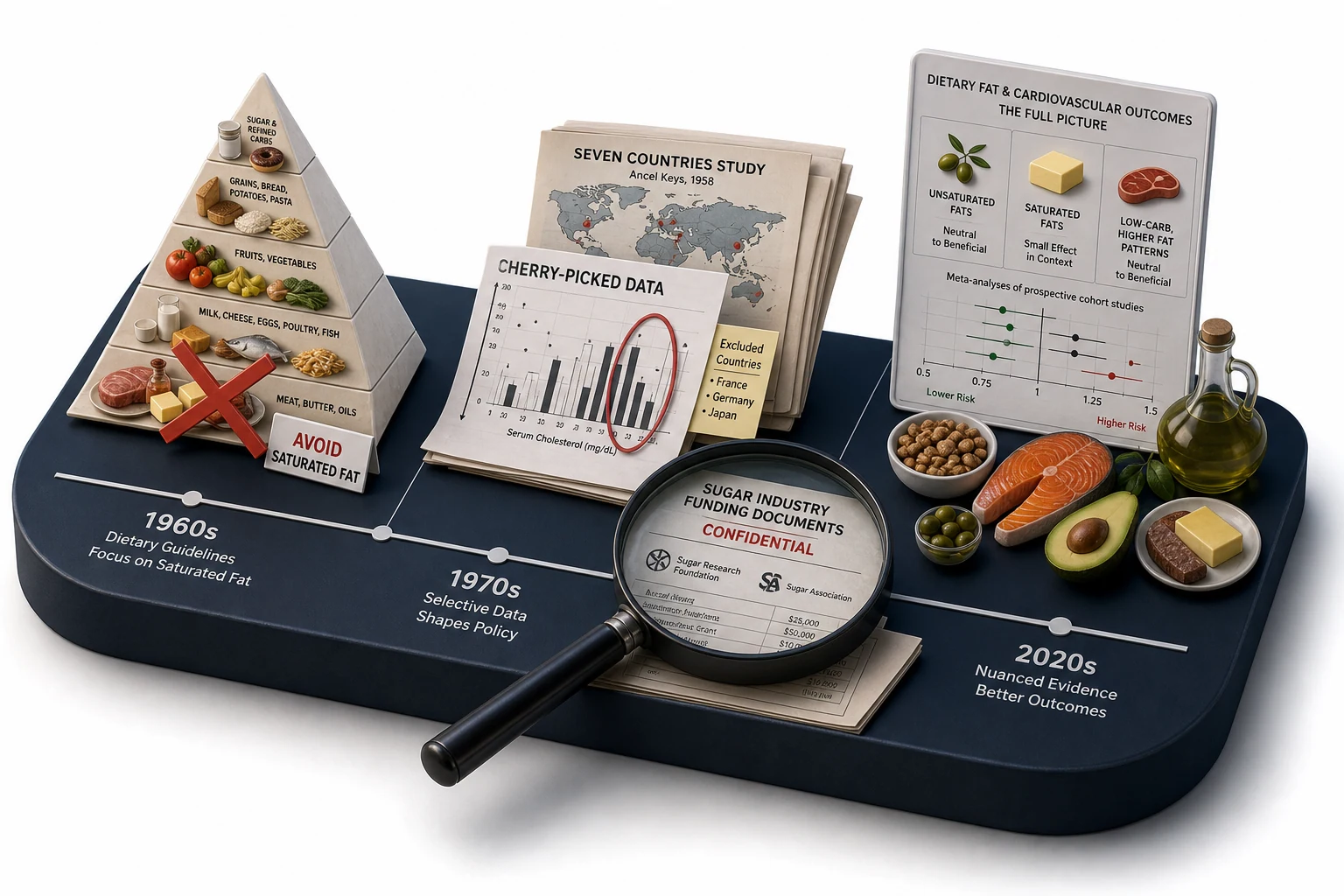 Diet-Heart Myth: food pyramid myth busted